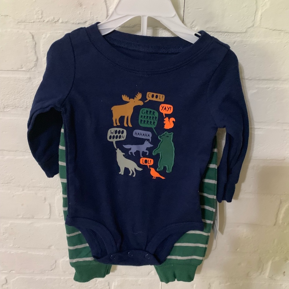 Carter’s 2 piece set boys size 6 mo - NWT